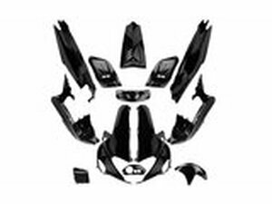Verkleidungskit 13 Teile Gilera Runner bis 2005 glnzend schwarz