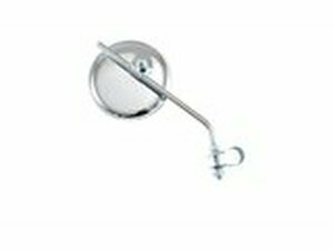 Spiegel Lenkerende m. Klemme, rund, verchromt d.8mm