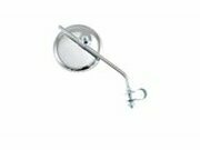 Spiegel Lenkerende m. Klemme, rund, verchromt d.8mm
