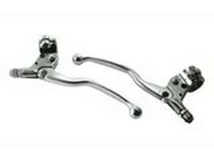 Bremshebel lang (Paar) Alu Verchromt, Mofa