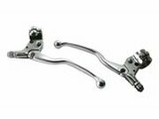 Bremshebel lang (Paar) Alu Verchromt, Mofa