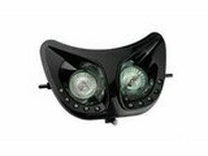 Lichtmaske Doppeloptik LED Derbi Senda schwarz