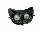 Lichtmaske Doppeloptik LED Derbi Senda schwarz