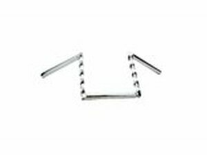 Lenker Z Bar Wellen verchromt  Hhe 20cm