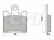 Bremsbelge Suzuki Burgman AN 250 - 400ccm bis 2006