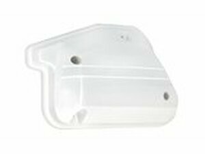 Luftfilterkastenabdeckung ONE Minarelli stehend (Booster, Stunt, Slider)  Weiss