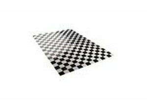 Aufkleber Bogen Schachbrett 20x24cm schwarz / wei