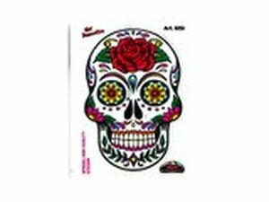 Aufkleber mexikanischer Totenkopf 10x12cm