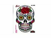 Aufkleber mexikanischer Totenkopf 10x12cm