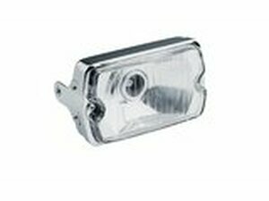 Scheinwerfer eckig chrom Mofa