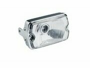 Scheinwerfer eckig chrom Mofa