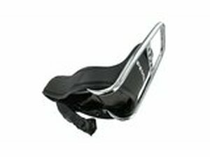 Sitzbank Typ Chopper Peugeot 103 schwarz mit Peugeot Logo