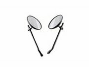 Spiegel links + rechts Cafe Racer d.10mm schwarz