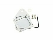 Halter Steuerplakette / Vignette eckig Alu