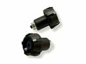 Lenkerendengewichte 18mm Harlem schwarz / schwarz