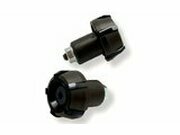 Lenkerendengewichte 18mm Harlem schwarz / schwarz