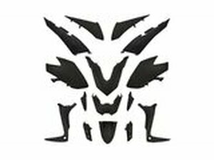 Verkleidungskit 15 Teile mattschwarz Yamaha Tmax 530 2017 - 2019