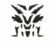 Verkleidungskit 15 Teile mattschwarz Yamaha Tmax 530 2017...