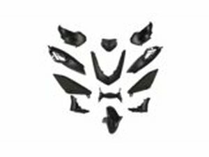 Verkleidungskit Yamaha Nmax 125 ab 2021 matt schwarz (12 Teile)
