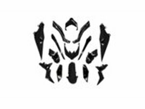 Verkleidungskit Yamaha 125 - 300 Xmax ab 2018 schwarz (15 Stk.)