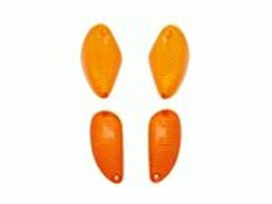 Blinkerglser Set (x4) orange Piaggio NRG MC3 / Typhoon