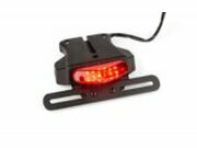 Kennzeichenhalter universell m. rotem LED R�cklicht