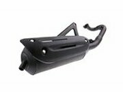 Auspuff fr Kymco, SYM liegend AC schwarz