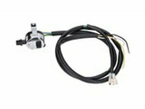 Schaltereinheit verchromt 3 Funktionen mit Kabel Mofa