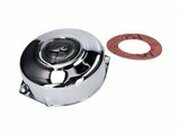 Zndungsdeckel verchromt / schwarzes Logo Puch Maxi / X30