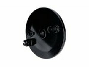 Bremsschild hinten mit Bohrung Bremslichtschalter schwarz...