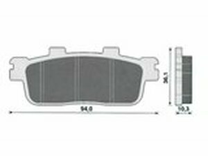Bremsbelge Sym Joy Ride 125 - 200