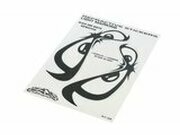 Aufkleber / Sticker 3M Evil Eyes schwarz wei