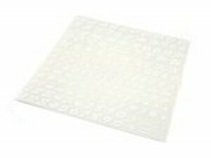 Aufkleber / Sticker Buchstabenset 186 Stck wei