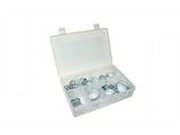 Box mit 26 Schlauchschellen 20mm - 44mm