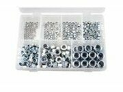 Box 320 Muttern Sechskant Nylstop verzinkter Stahl M3 - M12