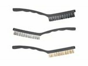 Brstenset (x3) Stahl, Messing, Kunststoff