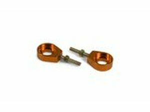 Kettenspanner Alu orange - D.12mm Pit Bike / Dirt Bike