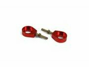 Kettenspanner Alu rot - D.12mm Pit Bike / Dirt Bike