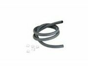 Benzinschlauch m. 5 Clips d.8x13mm - 1M schwarz