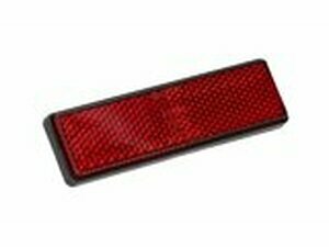 Reflektor rot Schraubbefestigung M5 94x28mm