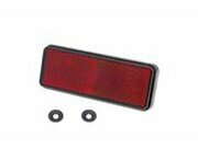 Reflektor hinten eckig rot