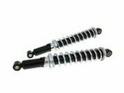 Stodmpfer 370mm schwarz / verchromte Federn Mofa (x2)