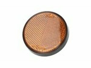 Reflektor rund orange Schraubbefestigung d.55mm