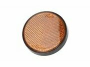 Reflektor rund orange Schraubbefestigung d.55mm