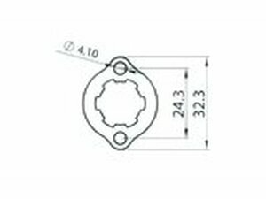 Halterung Ritzel Antriebswelle 11 Zhne spezial Derbi Euro 2 / 3