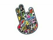 Aufkleber Fingers Sticker Bomb