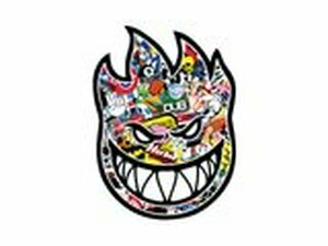 Aufkleber Fire Face Sticker Bomb