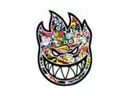 Aufkleber Fire Face Sticker Bomb