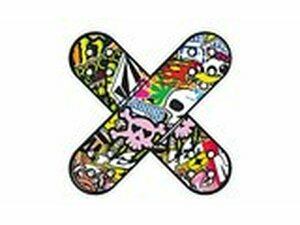 Aufkleber Plaster Sticker Bomb