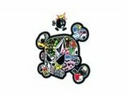 Aufkleber Skull Sticker Bomb